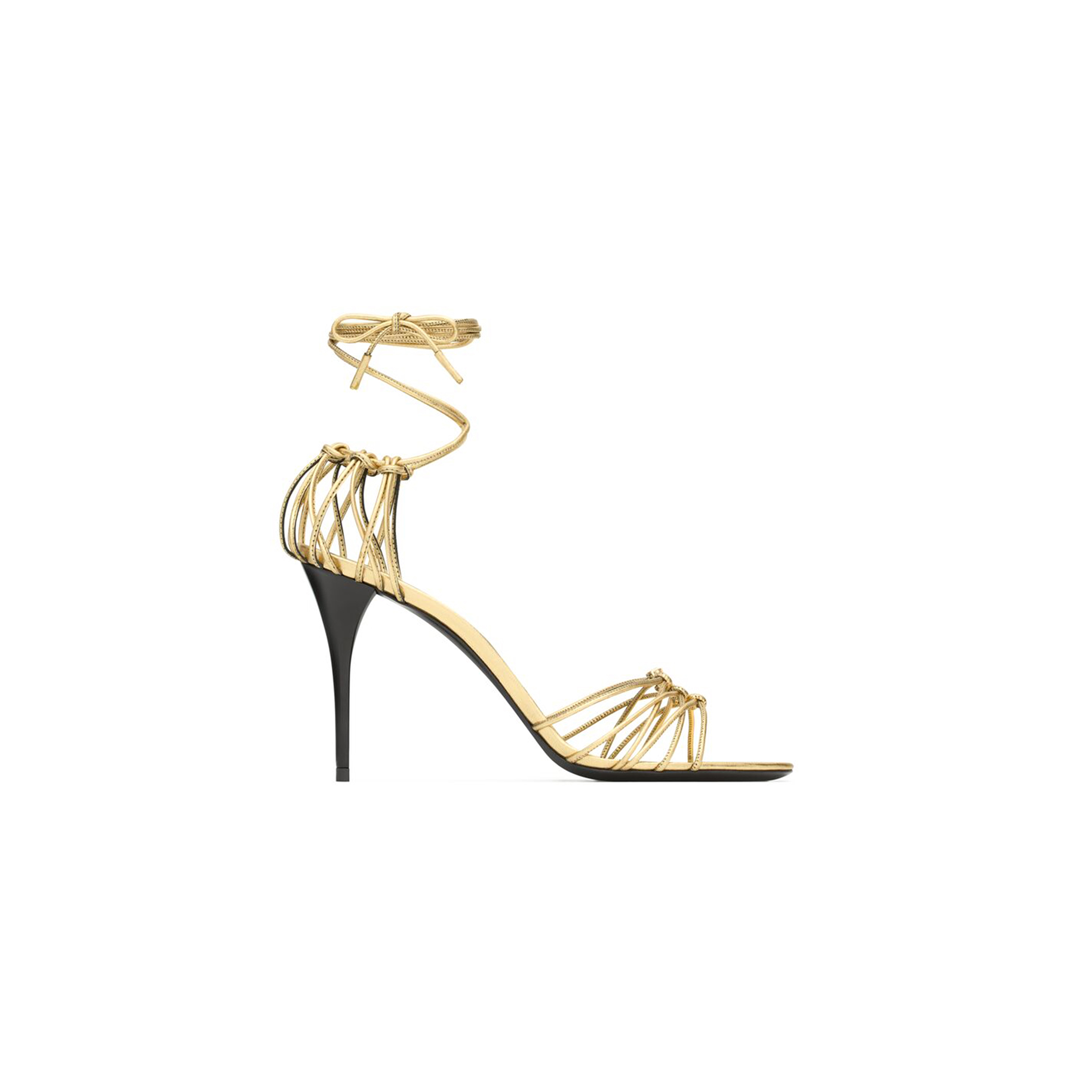 Y*L babylone sandals in metallic leather 8219270nl008008